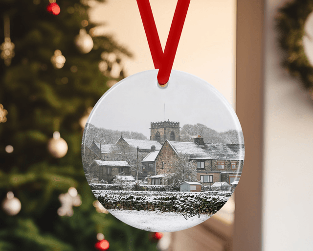 "Bolsterstone Village" Ceramic Christmas Decoration  