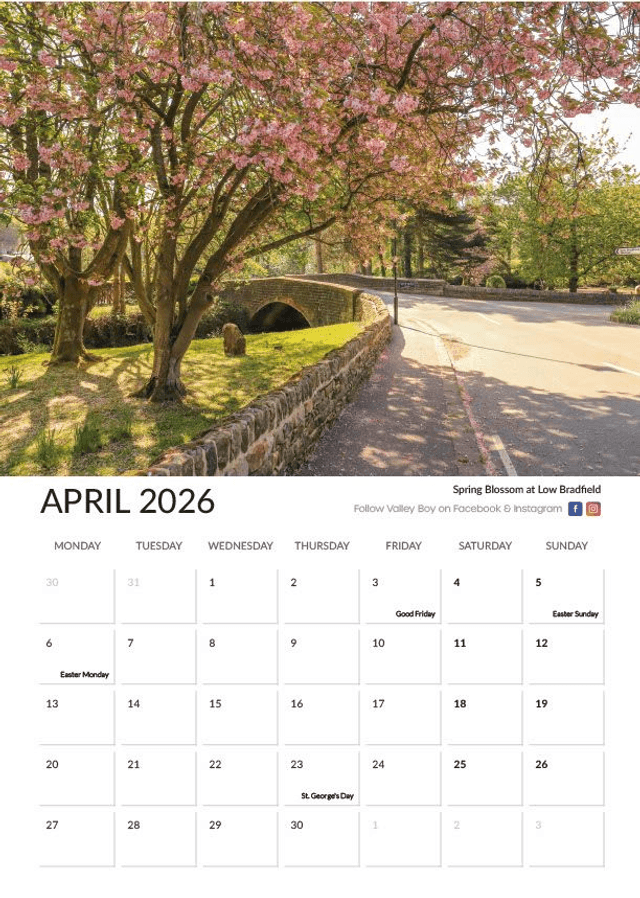 “Yorkshire” 2026 Calendar 
