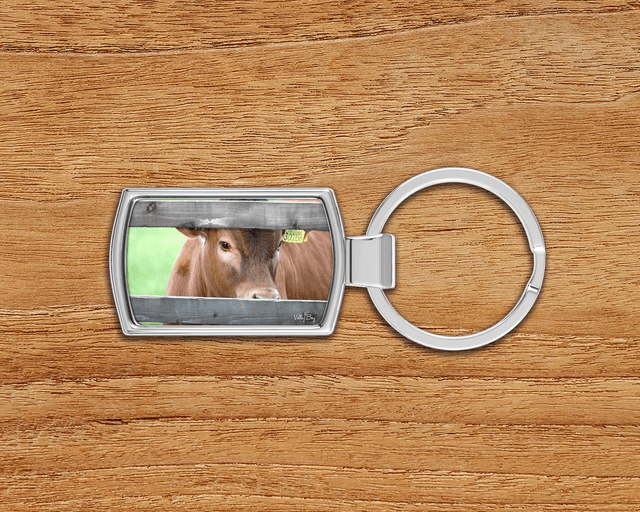 "Peeka Moo" Keyring  