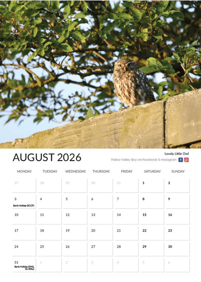 “Yorkshire” 2026 Calendar 