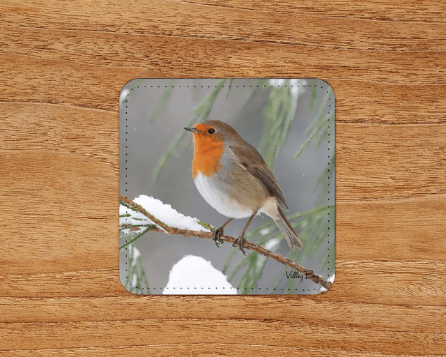 “Christmas Robin” Coaster 