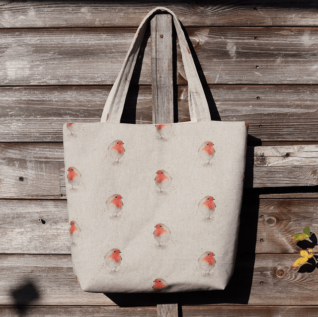 Stylish Tote Bag "Robby Robin" 