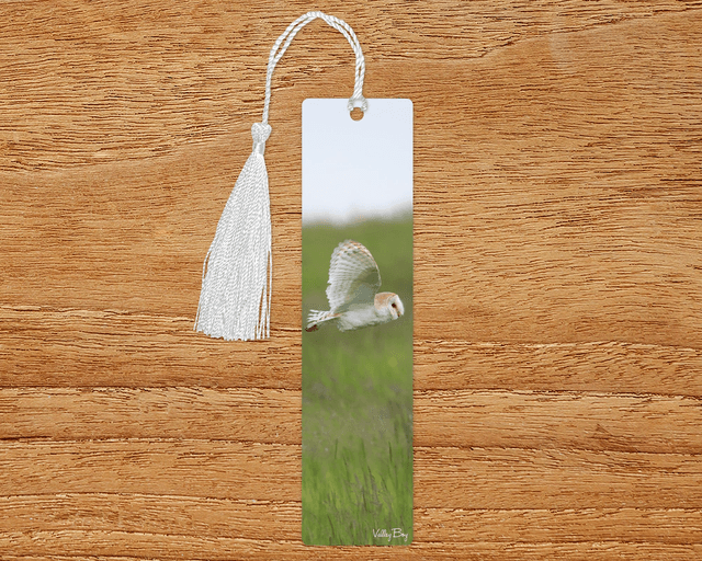 &quot;Flying Barn Owl&quot; Bookmark 
