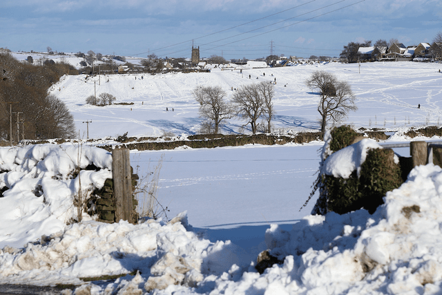 &quot;Snow at Penistone&quot; Print   