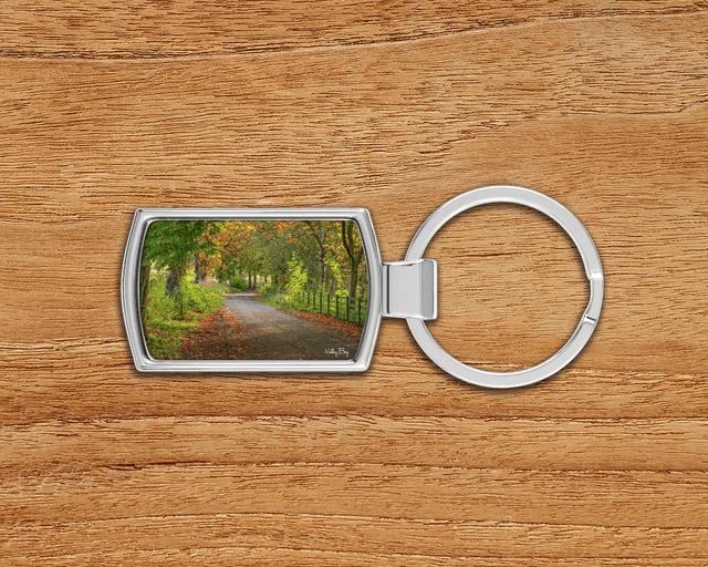 &quot;Autumn in the Ewden Valley&quot; Keyring  