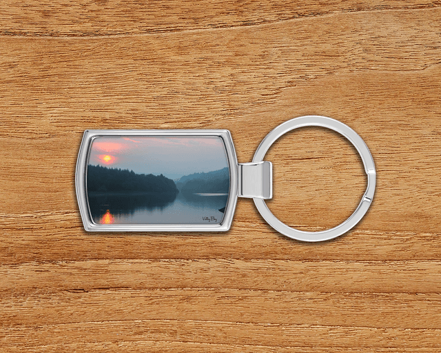 &quot;More Hall Sunset&quot; Keyring 