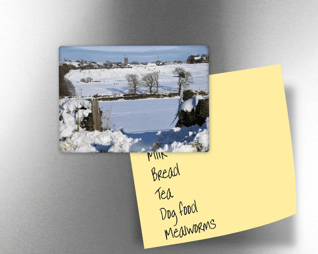 &quot;Snow at Penistone&quot; Fridge Magnet 