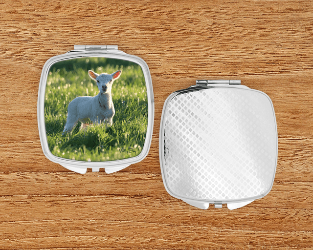 &quot;Little Lamb&quot; Compact Mirror  