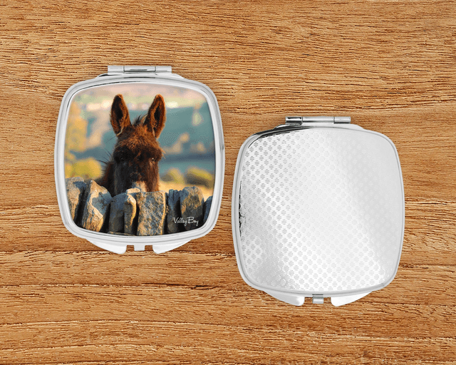 &quot;Peeping Donkey&quot; Compact Mirror  