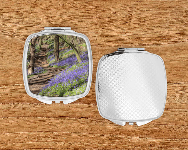 &quot;Bluebell Woodland&quot; Compact Mirror   