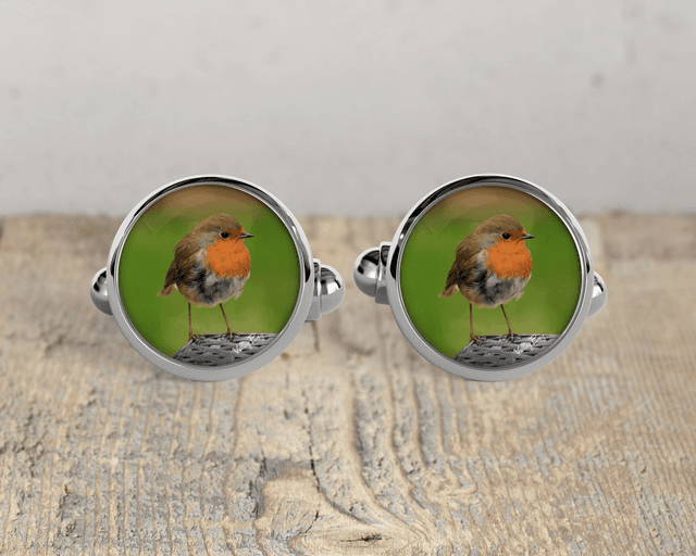“Robby Robin” Cufflinks   