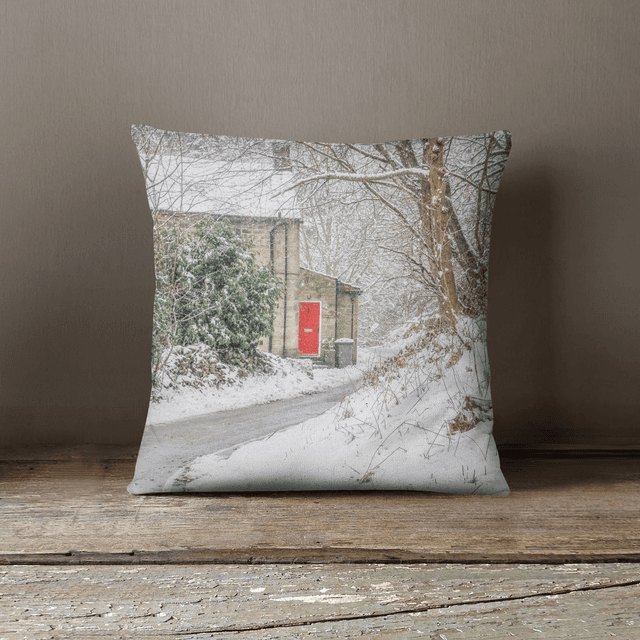 “Snow on Jack Lane” Cushion 
