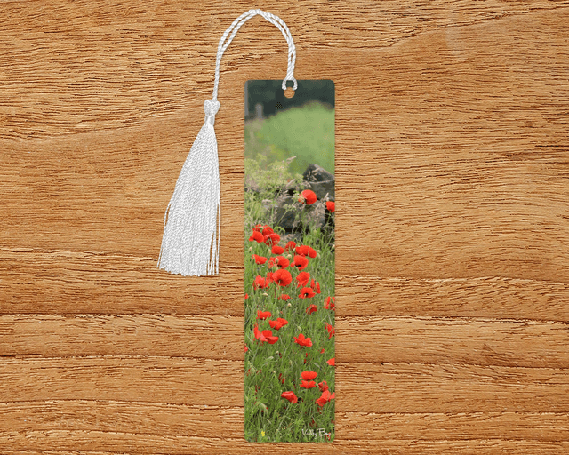 &quot;Poppy Field&quot; Bookmark 