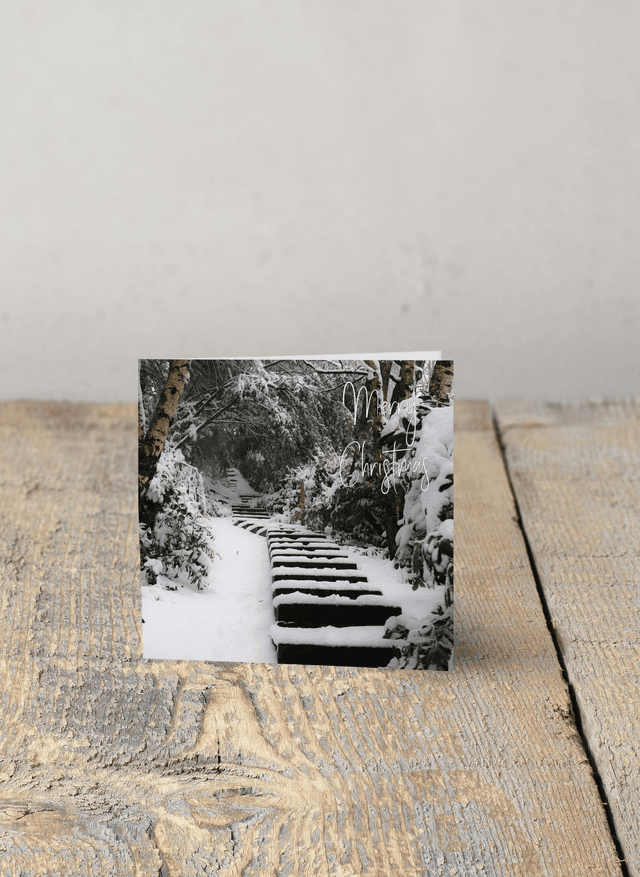 &quot;Step into Christmas in the Village of Thurlstone&quot; Christmas Card  