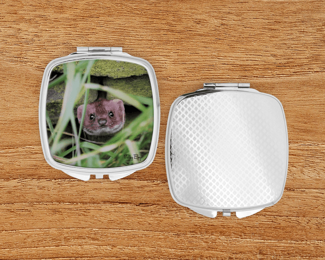 &quot;Pop Goes The Weasel&quot; Compact Mirror  