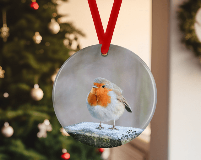 &quot;Frosty Toes&quot; Ceramic Christmas Decoration 