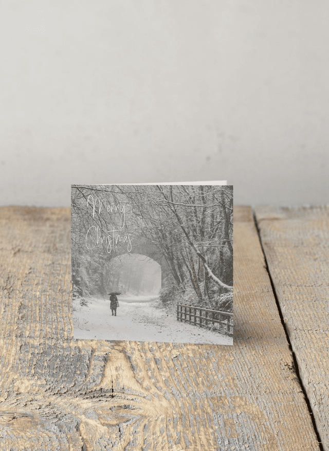 &quot;Winter Along The Trans Pennine Trail&quot; Christmas Card  